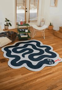 Shop LanySpace Spiral Snake Design Rug – Lany Space