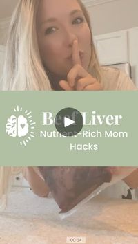 81K views · 15K reactions | Why beef liver?
A small portion of beef liver contains a powerful dose of Vitamin A, vitamin B 6, folate, and more. It packs a powerful punch with only a small amount needed! 

Traditionally, humans would eat an ENTIRE animal-nose to tail, meaning they got nutrients from every organ and portion 🐄  we don’t pound beef liver on the daily, but I do incorporate it on a weekly basis around here! 

I’m not a fan of liver so I hide it in our ground beef/turkey and it is basically undetectable 🎉

A few things:
•Make sure you get it from a reputable source, like a local farm who feed their cattle grass and take good care of their animals
•Soak it in milk! I did 2 hours but some say overnight. This helps neutralize the bitter taste! Rinse after soaking and stick it stra