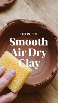 Frustrated with rough or uneven air dry clay projects? Learn how to smooth air dry clay with simple techniques that make your creations look polished and professional. Save this pin for quick access to game-changing tips!