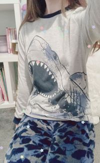 shark pyjamas set