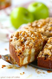 Caramel Apple Coffee cake