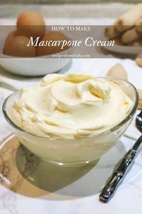 Authentic Italian Mascarpone Cream Recipe - Recipes from Italy