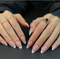 27 Beautiful French Tip Nails For 2021 - The Glossychic