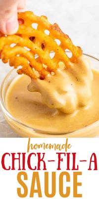 make your own chick-fil-a sauce for dinner!