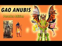 GAO anubis ( power rangers wild force , gao rangers megazord ) - YouTube