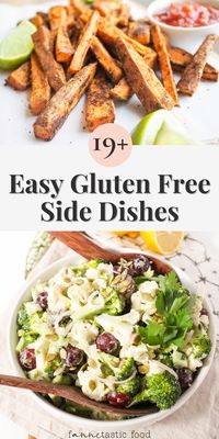 You'll love these veggie-packed and versatile gluten free side dish recipes for parties, potlucks, weeknight dinners, and the holidays! They're easy to make, nutritious, and deliciously flavorful. You'll find a gluten free and healthy side dish for every occasion, no matter the season. Whether you're looking for a summer BBQ potluck dish or a gluten free side for a dinner party, I've got you covered.