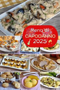 "✨ Festeggia l’arrivo del 2025 con stile! 🥂 Scopri il nostro menu di Capodanno: 12 ricette semplici e raffinate per una cena indimenticabile. Carne o pesce? A te la scelta! 🍽️ #Capodanno2025 #RicetteCapodanno #CenaPerfetta"