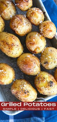 u're going to love this amazing Grilled Potatoes recipe; a simple recipe for a delicious side dish so good and so easy to make that they just might make you shelve your other potato recipes for the summer months.