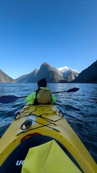 kayaking, kayaking milford sound, kayaking fiord, roscos kayaks, marian lake, hiking marian lake, new zealand, new zealand south island, travel aesthetic, nz, queenstown, milford sound, wānaka, lake tekapo, hike, hiking, hike aesthetic, outdoor aesthetic, teenage dream, travel vibes