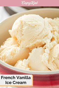 Rich and creamy homemade French Vanilla Ice Cream is such a wonderful treat for dessert. Get the easy recipe and find out how to make the best French vanilla ice cream with an ice cream machine. Just a few simple ingredients are needed. #icecream #icecreamrecipes #vanilla #frozentreats #homemadeicecream #frenchvanilla