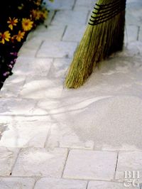 Sweeping stone walkway