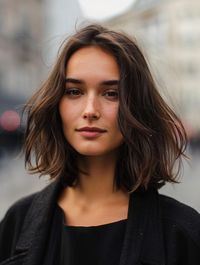 Chic Chin-Length Hairstyles 2024 for All Hair Types