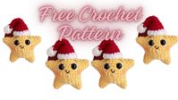 Amigurumi Chirstmas Little Star Free Crochet Pattern[PT] - Amigurumi