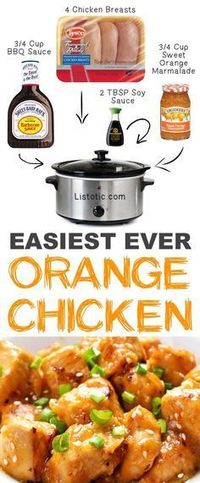 #3. Easy Crockpot Orange Chicken | 12 Mind-Blowing Ways To Cook Meat In Your Crockpot