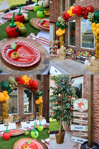 Apple Orchard, Sunflower Festival or just a great fall birthday, this party by @oneflymama is giving all the fall vibes! 🍎🌻