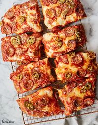 Cheater’s Sicilian-Style Pizza with Jalapeños and Honey