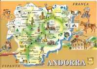 MY POSTCARD-PAGE: ANDORRA ~Map~