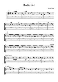 Barbie Girl (Aqua) - Easy Ukulele Fingerpicking Tab | #Guitarchords,#guitarchordsforbeginners,#guitarchordssongs,#Easyguitartabssongs,#Basicchordsguitar,#Guitartipsforbeginners