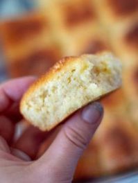 A close up shot of a keto Hawaiian Sweet roll