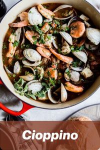 A quick and delicious recipe for your Sunday Supper: Cioppino by @themodernproper. Best served with crusty bread!