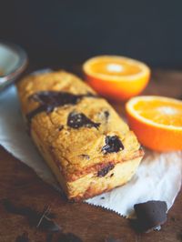 Orange Chocolate Tea Cake - 200 calories for 12 slices \\ Sweet Laurel