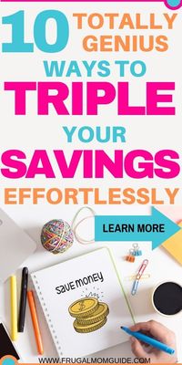 Do you want to learn how to save money fast? Wondering how you can triple your savings with little effort? These money saving tips and money saving ideas will boost your savings account in no time! Click to read more.