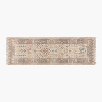 Cala Hand-Knotted Warm White New Zealand Wool Runner Rug 2.5'x8' + Reviews | CB2 Canada