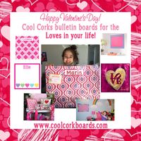 Get someone special a Cool Corks bulletin board and show them the love on Valentine's Day!