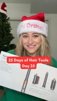 It’s on sale right now!!! 😱❄️ Use the link in my bio under “25 Days of Hair Tools”!🎁 @Dyson did not disappoint! 🙌🏼 #dyson #dysonairwrap #airstyler #airwrap #viralhairtools #hairtools