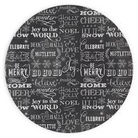 Christmas Sayings in Chalk Plates