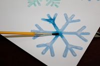 Snowflake Salt Painting- A Winter Themed Project You'll LOVE – The Salty Mamas