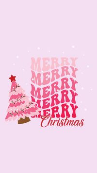 #merrychristmas #merry #holiday #pink #aestheticwallpaper