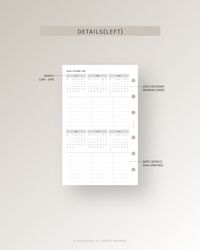 2025 Quarterly Calendar, Digitla Download, Annual Overview for Minimalist, Year At A Glance, Important Dates Template  [💡MonthlyJoy's CheckPoint!] 2025 𝑭𝒖𝒕𝒖𝒓𝒆 𝑳𝒐𝒈 𝑭𝑪 𝑪𝒐𝒎𝒑𝒂𝒄𝒕 𝑰𝒏𝒔𝒆𝒓𝒕𝒔 𝑷𝒓𝒊𝒏𝒕𝒂𝒃𝒍𝒆. Using these future log inserts is a perfect way to manage your entire year more productively and help you easily plan and keep track of your everyday tasks, events, etc.  · 2 Pages | 2025 Calendar (Jan-Dec), Date & Details · Monday Start only  [📏SIZE] FC Compact (107.95 x 171.45 mm / 4.25 x 6.75 Inches)