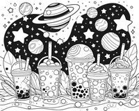 Boba Tea Coloring Pages - 40 Delightful Coloring Sheets