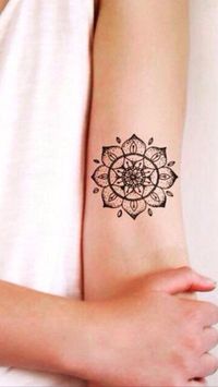 Mandala lotus tattoo