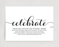 Wedding Rehearsal Dinner Invitation, Rehearsal Invitation, wedding printable editable template from Bliss Paper Boutique