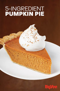 Make the holidays a whole lot tastier with an effortlessly delicious pumpkin pie! This easy Thanksgiving or Christmasa dessert comes together using only five ingredients.