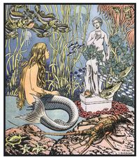 Little Mermaid is probably the most famous fairy tale by H. C. Andersen. Only a few people know that the story is largely based on the author's real experiences. It's a tale about obsession with a tragic ending, in this case, with splendid Art Nouveau illustrations by Ivan Bilibin.