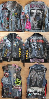 my jackets. everything is diy.