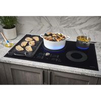 Samsung 36" Induction Smart Cooktop with 5 Smoothtop Burners - Black, Electric Cooktops | P.C. Richard & Son