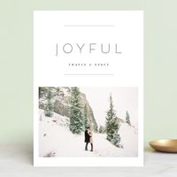 the edit Letterpress Holiday Photo Cards by Design Lotus | Minted