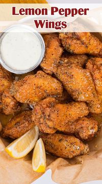 Master the art of making Lemon Pepper Wings with our easy recipe! Learn the secrets to crunchy, juicy wings with a tangy sauce that clings perfectly. Less than 45 minutes to delicious wings that will wow any crowd. Try them now! #wingrecipe #lemonpepper #easyrecipes #quickdinner #familyfavorite