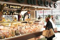 getting educated at a french market - Sharon Santoni