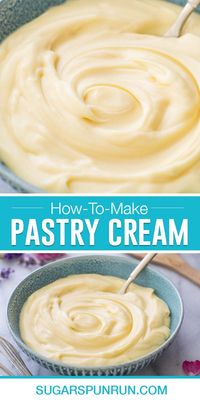 Pastry Cream (Crème Pâtissière) - Sugar Spun Run