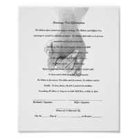 Certificate Marriage Vow Renewal Template Poster