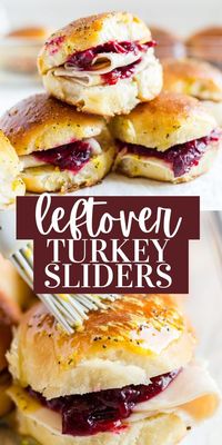 leftover turkey sliders