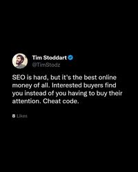 Because it attracts buyers to you instead of you having to buy their attention or go to them. Once you figure it out, it's a game changer.