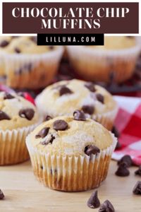 Wake up to the scent of chocolate chip goodness in the morning with these mouthwatering Chocolate Chip Muffins [Lil'Luna] 🍪! Perfect for a satisfying breakfast, these soft, warm muffins are the ultimate treat for every chocolate lover. Ready for some chocolate chip heaven? Click for the recipe! 😋