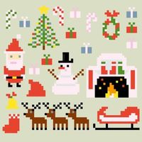 christmas pixel art