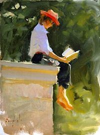 20 Pieces of Art that Perfectly Capture the Joy of Summertime Reading - BOOKGLOW